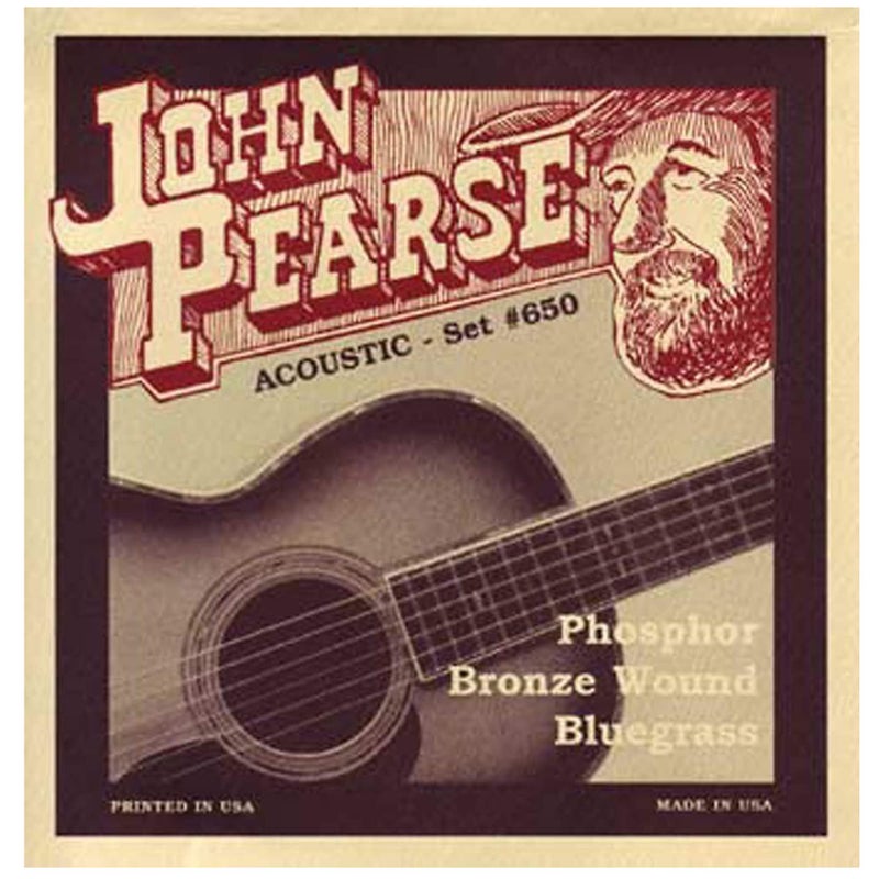 John Pearse Acoustic Strings Phosphor Bronze Bluegrass 12-56 (3 Pack Bundle) - Image 2